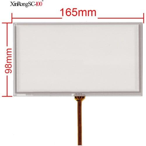 7 inch 4lines Compatible HC-173-070 7inch Touch screen sensor For industrial control Resistance screen 165mm*98mm