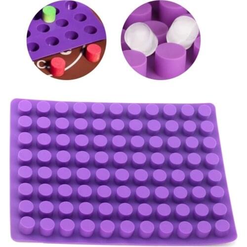 88 Cavities Mini Round Mini Cheese Cakes Molds Baking Silicone Mold For Chocolate Truffle Jelly And Candy Ice Mold