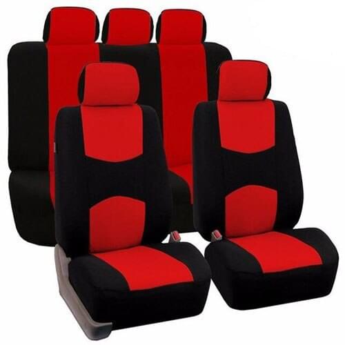 2017 New Design Universal Auto Car Seat Covers Front 9Pcs Seat Covers Car Cases Protecter Ventilation and dust