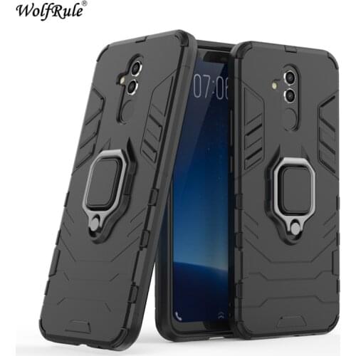 Huawei Mate 20 Lite Case TPU Hard PC Huawei Maimang7 Case Ring Holder Stand Magnetic Armor Case For Huawei Mate 20 Lite