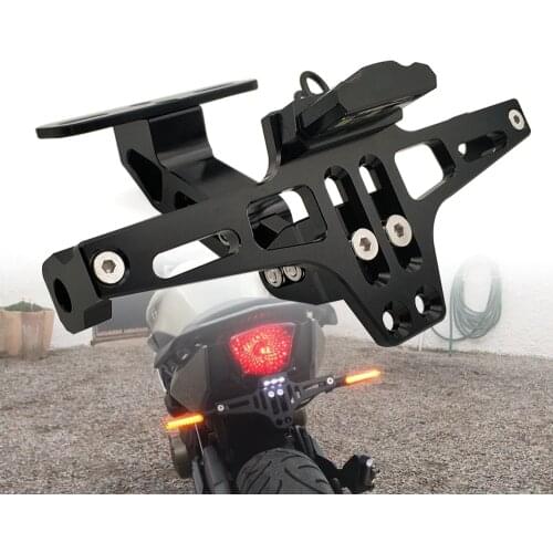 Motorcycle Rear License Plate Mount Holder and Signal Lamp For yamaha tmax 500 tmax500 t max 500 TMAX 530 2001-2020 Accessories