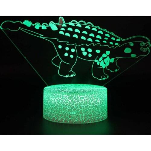 Dinosaur Park Usb Led Light Aris Dinosaur Tyrannosaurus Rex 3d Night Light 7 Colors Changing Desk Lamp 3d Lamp Novelt
