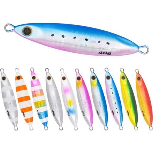 FUNADAIKO 5pcs/lot lead micro jig fishing jig lure isca artificial Metal jig jigging lure fishing baits Slow jig 10g 15g 20g