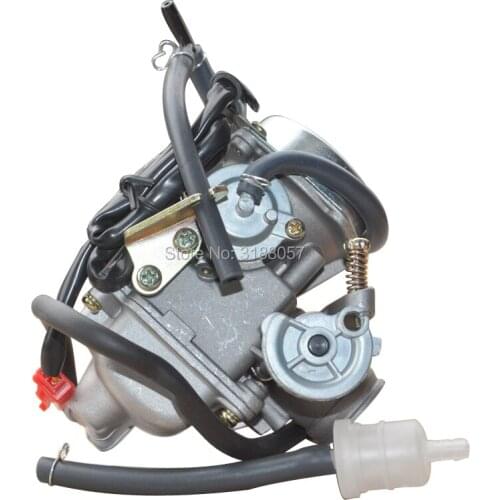 PD24J Carburetor 24mm Carb for Engine GY6 125 CC 150CC ATV Go Kart Moped and Scooter Kazuma Baja Kymco Taotao SunL