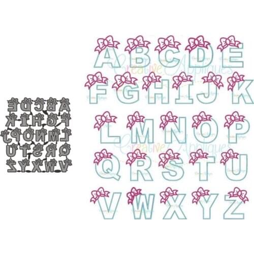 Metal Cutting Die English Alphabet Embossed Paper Card Album Craft Template Stencil Dies