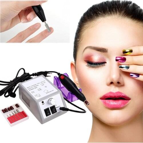 Manicure Drill Machine Kit 20000RPM Grinding File Polish Milling Nail Art Pedicure Electric Equipment Machine Pen Set with Bits