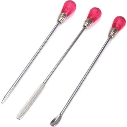 8Pcs Silicone Resin Tools Set Stirring Needle Spoon Plier Tweezer Jewelry Making