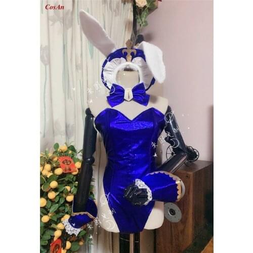 New Game Genshin Impact Barbara Cosplay Costume Fashion Sexy Bunny Girl Jumpsuit Activity Party Role Play Clothing Custom-Make