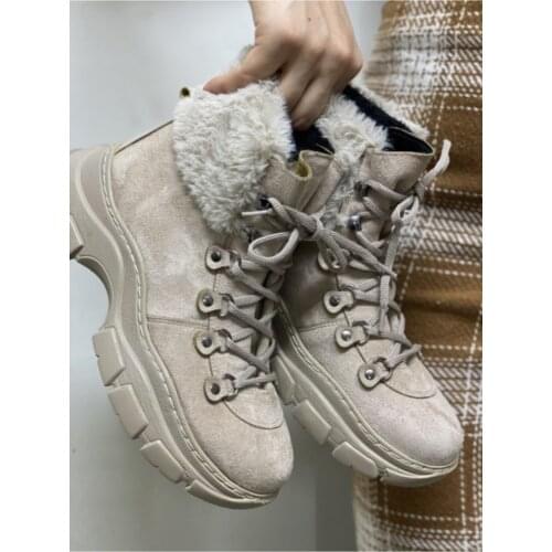 2020 new Winter Fur Detail Boots Brand Stylish Fashion Luxury Quality Platform Style Different Comfortable Suede Soguğa Durable