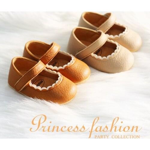 New Toddler Newborn Baby Boy Girl PU anti-slip Soft Sole Crib Shoes Sneakers Prewalker Solid First Walkers