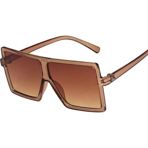 Flat Top Square Childrens Sunglasses For Girls Boys Classic Large Frame Oversized Eyeglasses Steam Punk Oculos De Sol Masculino