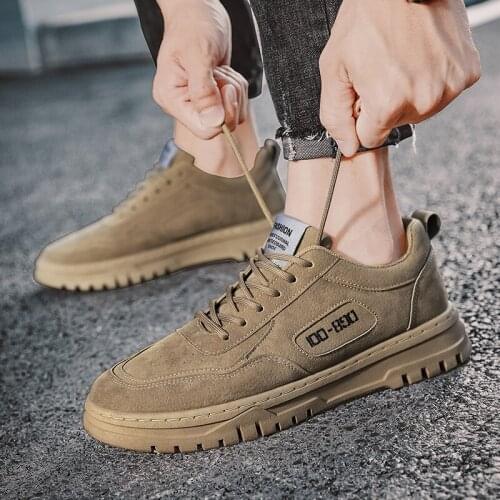 Casual Leather Shoes For Men Handmade Oxfords Outdoor Walking Flats Driving Business Brtish Style Non Slip Hiking Sneakers