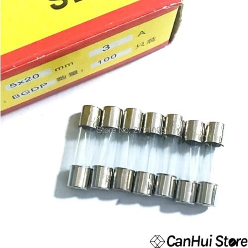 100pcs 5*20 Glass Fuse Fast Fuse Not Fuse Kit 250V 0.1A 0.2A 0.5A 1A 2A 3A 4A 5A 6A 7A 8A 10A 12A 15A 20A Quick Blow 5x20mm Hot