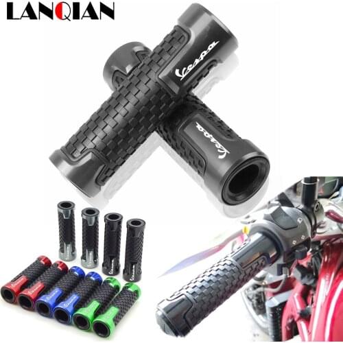 7/8 Motorcycle Handlebar Grips Hand Bar Grips For Vespa Piaggio 3VTE Fly 125 200 250 300 GTV LXV150 GTV250 GTS GTS250 GTS300
