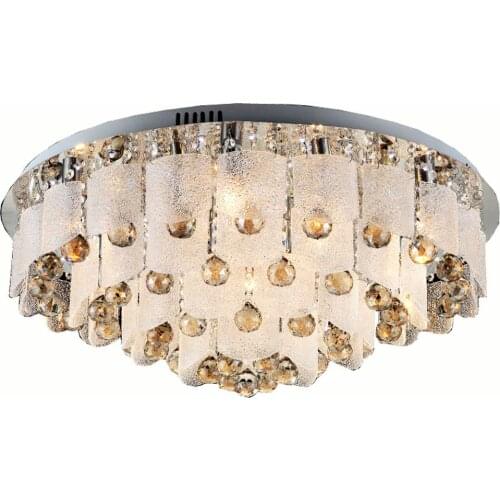 Modern Crystal living Room LED Ceiling Lamp Luxury Restaurant Bedroom Stainless Steel Study Room Ceiling Lighting Fixtures