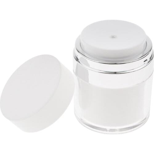 Airless Face Cream Jar Suncreen Cosmetic Refill Container 50g Travel Bottle