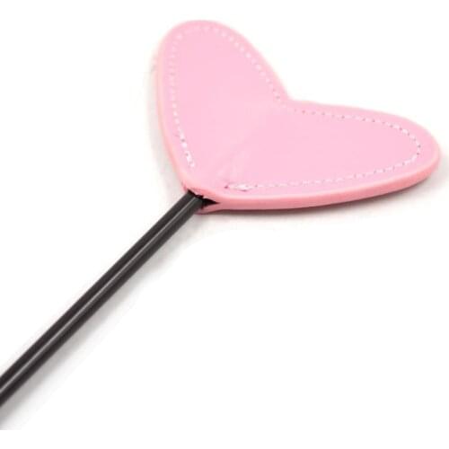 Hot pink loving heart sexy whip,fetish Sex Whip Aid Spanking Paddle Slave Flogger Sex Toy For Couple Adult Games Flirt toys