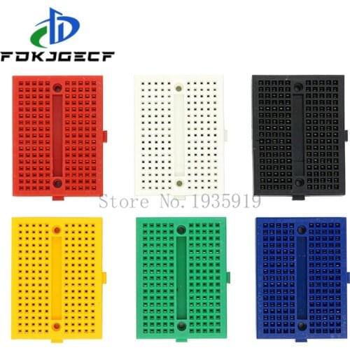 10pcs SYB-170 Mini Solderless Prototype Experiment Test Breadboard 170 Tie-points 35*47*8.5mm for arduino diy kit