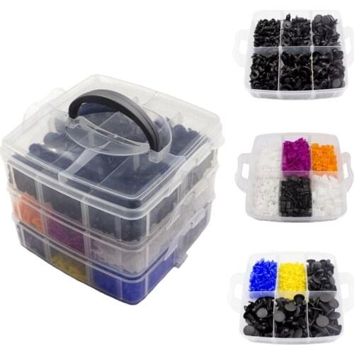 1050PCS Auto Door Lined Trim Panel Bumper Push Engine Cover Fender Retaining Rivets Plastic Car Fastener Clips
