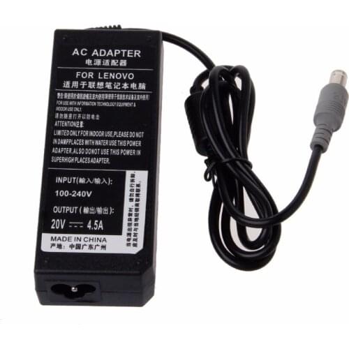 AC Power Adapter Charger Power Supply Cord For IBM for Lenovo ThinkPad Laptop 20V 4.5A 90W