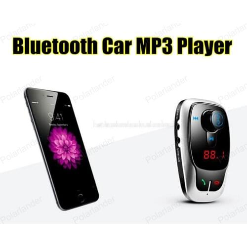 Bluetooth MP3 Player Hands Free Car Kit Dual USB Charger FM Transmitter with Micro SD/TF Card Reader