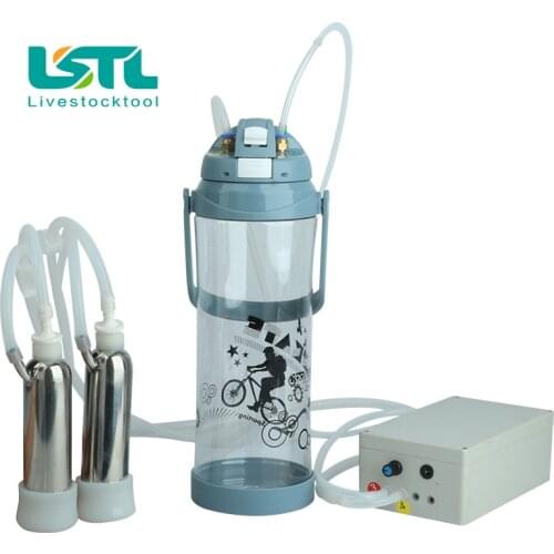 3L Upgraded Milking Machine sheep Goat Double Head Electric Automatic Vacuum Pump Milking Machine Electric Impulse Milker