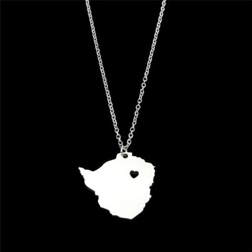 European And American Fashion Simple Hot Selling Jewelry Zimbabwe Stainless Steel Nap Pendant Necklace