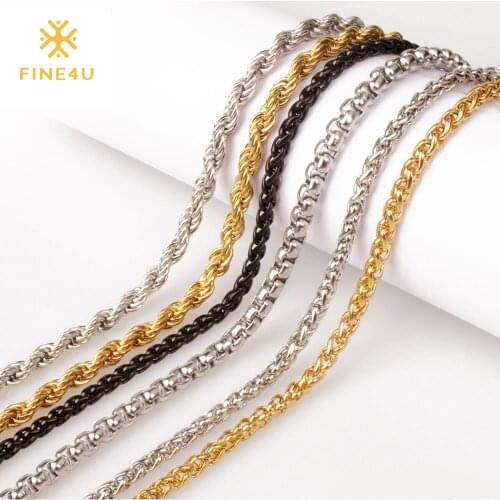 Серебряные цепочки FINE4U China At AliExpress