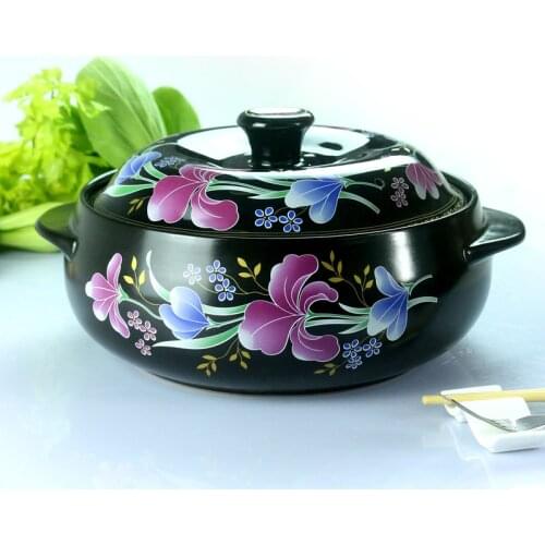 Korean Lily soup pot rice vermicelli casserole casserole braised chicken stew ceramic pot medicine pot