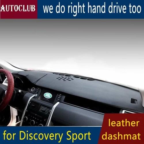 For Land Rover Discovery Sport 2015 2016 2017 2018 Leather Dashmat Dashboard Cover Car Pad Dash Mat SunShade Carpet Cover
