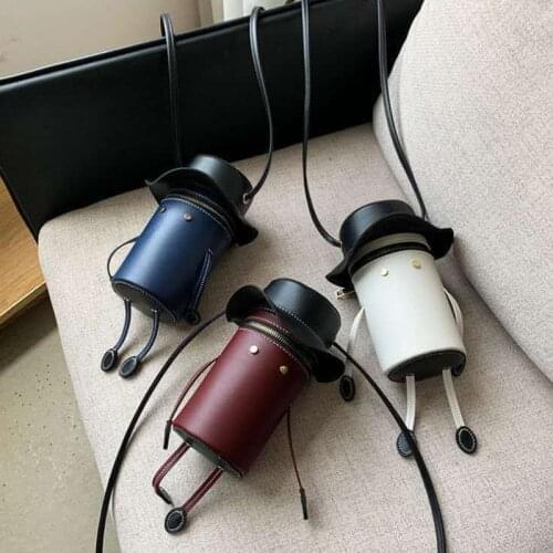 Cute Hat Shape Bag Making Materials Handcraft Shoulder Bag Accessories Bag DIY Self-made Beginners Leather Bag Handmade Sewing