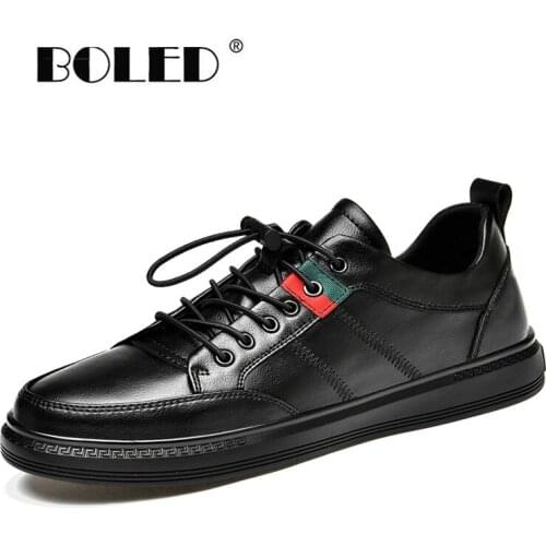 Genuine Leather Men Shoes Flats Comfort Autumn Casual Shoe Fashion Quality Outdoor Walking Shoes Men Zapatos Hombre