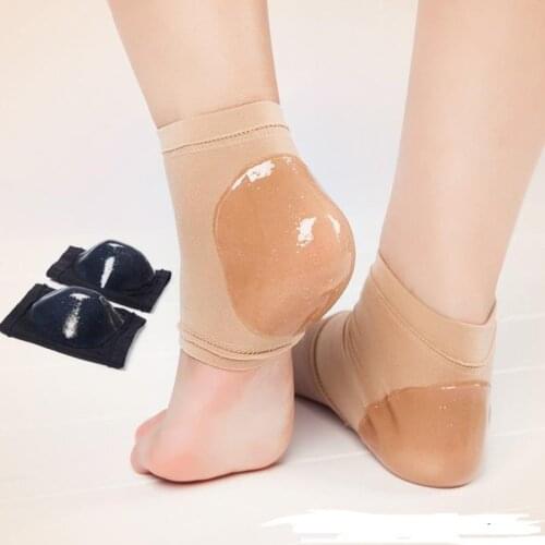 Leg Warmers Socks Hosiery new warm socks heel crack relieve heel pain silicone anti-foot crack sleeve unisex moisturizing socks