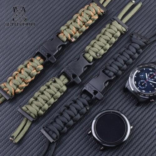 Watch strap Applicable to huawei watch GT/GT2 hand strap universal glory Magic/Dream hand woven nylon 22mm Woven Nylon Rope