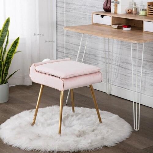Modern Minimalist Student Dormitory Apartment Dressing Chair Nordic Bedroom Home Furniture Makeup Stools Balcony Hotel Ottomans