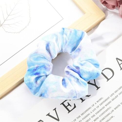 Fabric Elastic Hair Bands Womens Hair Rope Scrunchies Stripes Hair Ring Scrunchies Hair Ties