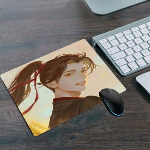 Mairuige High Quality Boys Gentleman Man Cartoon Mouse Pad Non-Slip Laptop Computer PC Mice Natural Rubber MousePad Mat