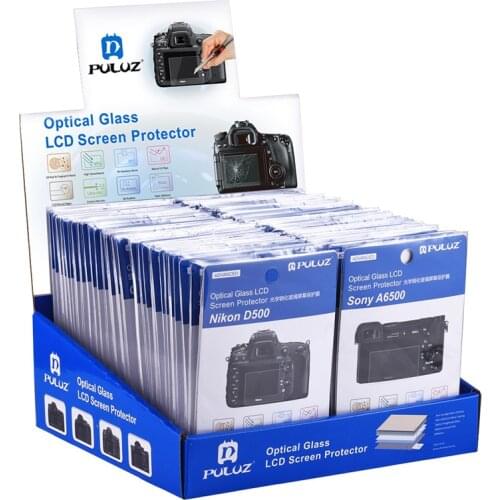 60pcs/set 2.5D Curved Edge 9H Surface Hardness Tempered Glass Screen Protector Kits for Canon Sony Nikon Panasonic LUMIX