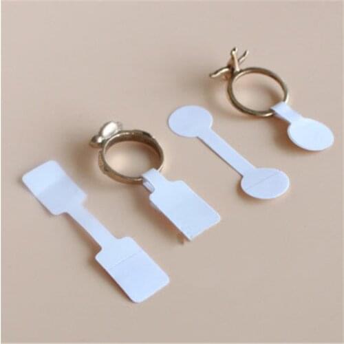100pcs/bag Blank Paper Price Tags Stickers for Craft Necklace Ring Bracelet Price Labels Tags Display Jewelry Making Findings
