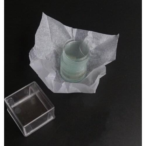 24mm Diameter Blank Round Glass Microscope Slides Cover Glass Cover Slips 100pcs/Lot