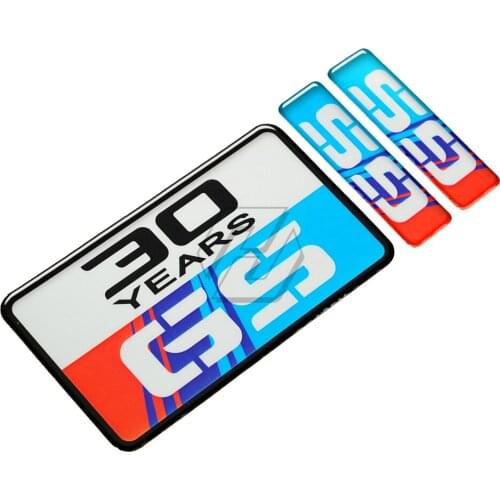 3D GS 30 Years Sticker GS Anniversary Tank Pad Stickers Case for BMW F850GS R1200GS F650GS F800GS F700GS F750GS G310GS 30TH