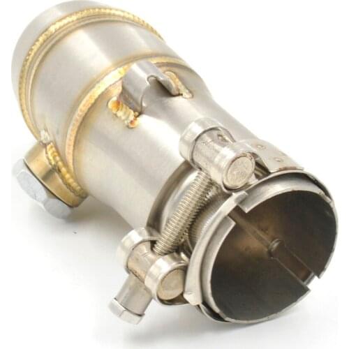 51MM Stainless Steel Motorcycle Exhaust Muffler Middle Connect Pipe Front Link Escape Exhaust Adapte for Kawasaki ER6N 2010-2014