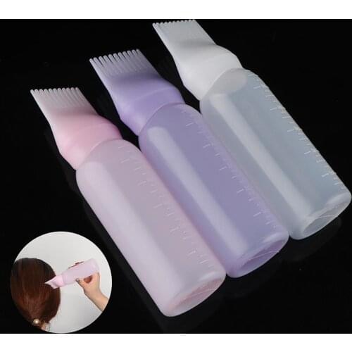 Hair Dye Applicator Brush Bottles Dyeing Shampoo Bottle Oil Comb Hair Dye Bottle Applicator Tools Hair Coloring Styling Tool