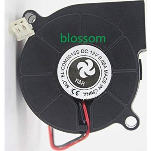CDM5015S DC 12V 0.08A 5CM 5015 2wire Fan 6months Warranty