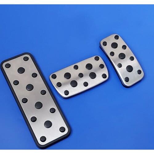 For Subaru XV Forester SH SJ Outback Impreza Legacy Stainless Car Accelerator Footrest Pedal Clutch Brake Pedals Cover Case Pads