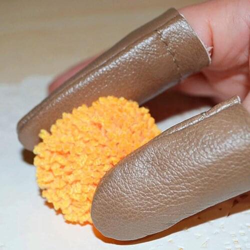 Needle Felting Faux Leather Thimble Cover Finger Protectors Sewing Hand Tool sewing tool