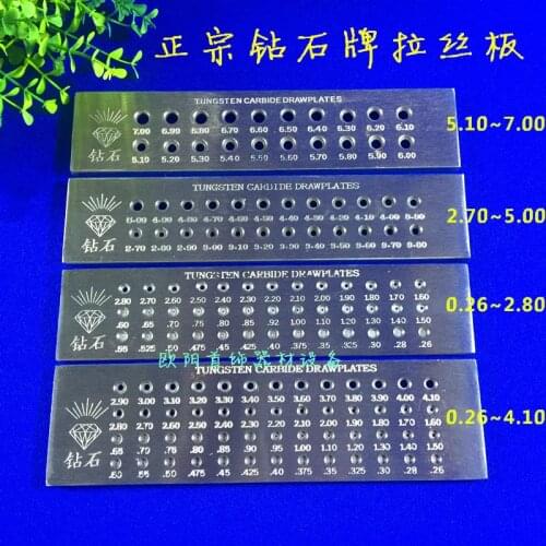 Jewelry Making Tools Round Shape Tungsten Carbide Drawplate free shipping