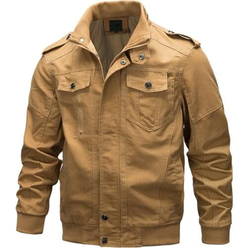 Military jacket mens winter military jacket mens army pilot jacket air force autumn leisure cargo exercise coat