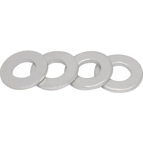 M3*7*0.5 M3x7x0.5 M4*10*1 M4x10x1 M5/M6*10x1 M5/M6x10x1 M6*12*1/1.2 M6x12x1/1.2 Aluminium Alloy Gasket Collar Plain Flat Washer