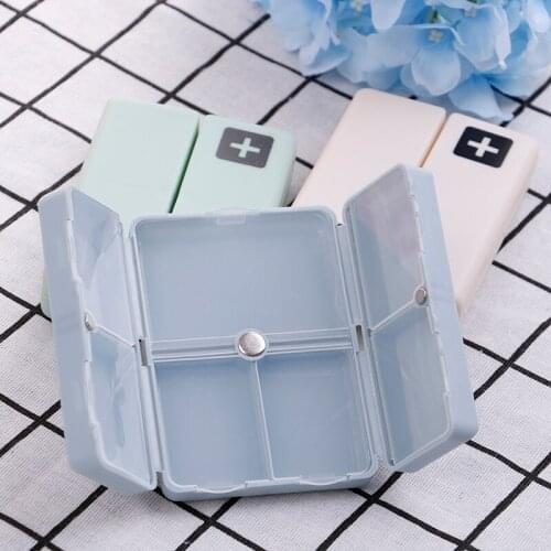 1PC 7 Day Pill Storage Magnet Box Medicine Container Holder Dispenser Case Organizer